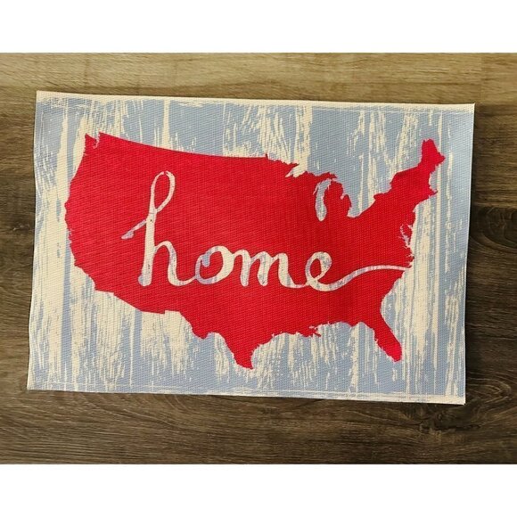 United States Patriotic "home" placemats - set of 4 - Picture 1 of 4